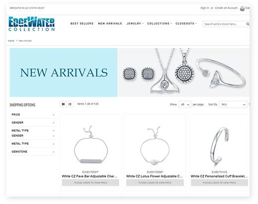 Ewjewelry website