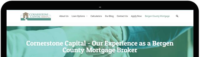 Cornerstone Capital - Our Experience as a Bergen County Mortgage Broker